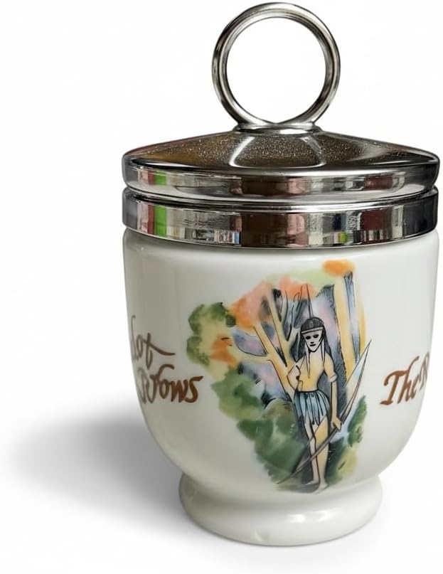 Huevo cocedor Royal Worcester Peter Pan y los Indios