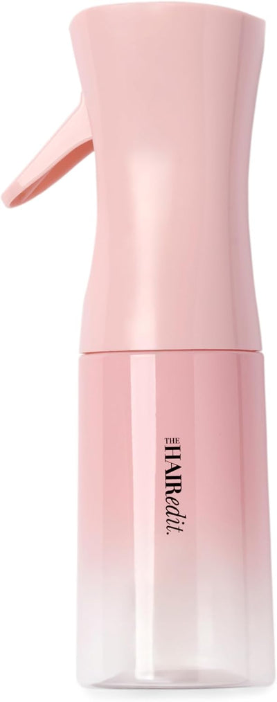Botella atomizadora niebla fina para peinar cabello rizos