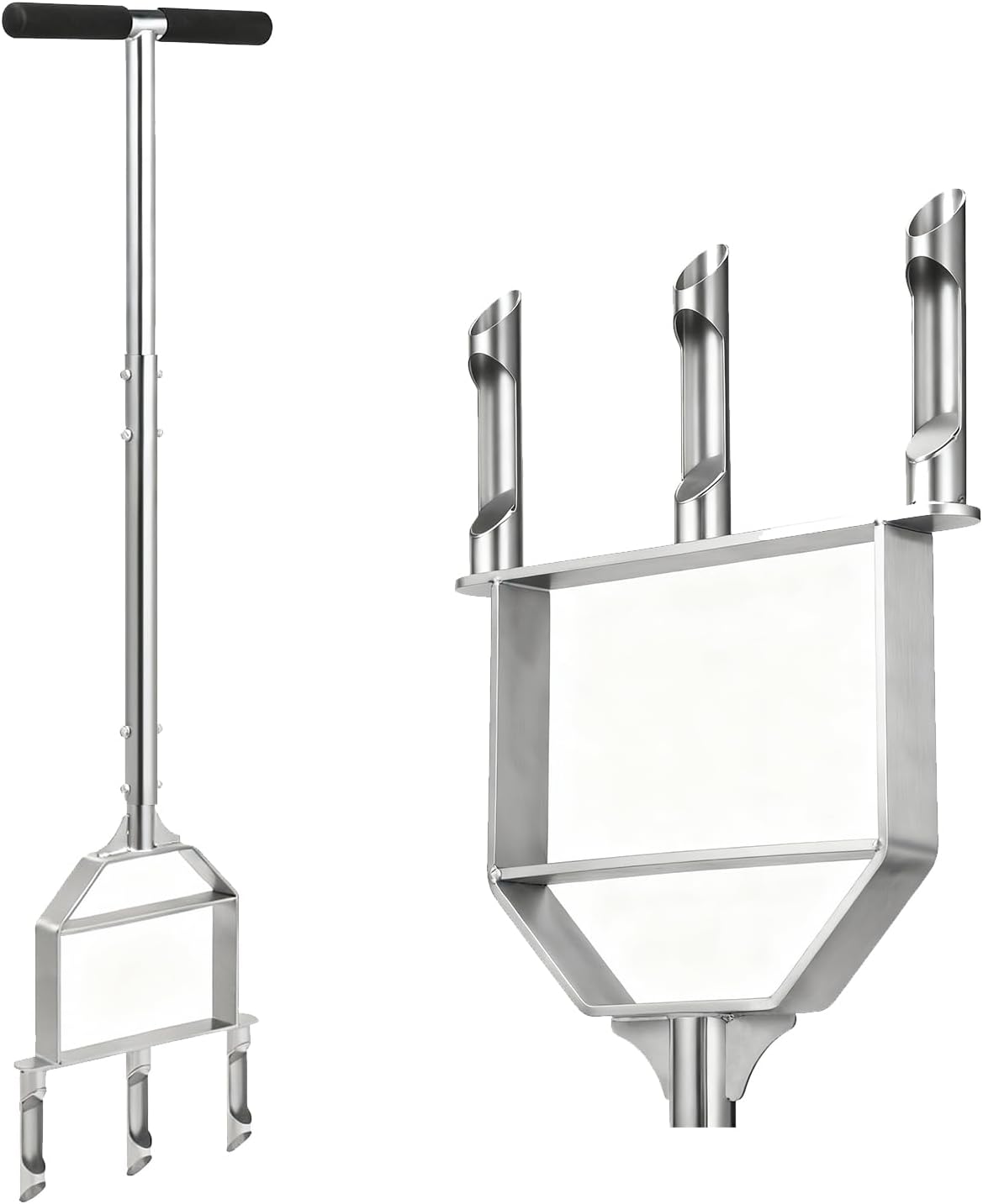 Herramienta aireación césped acero inox semiensamblada