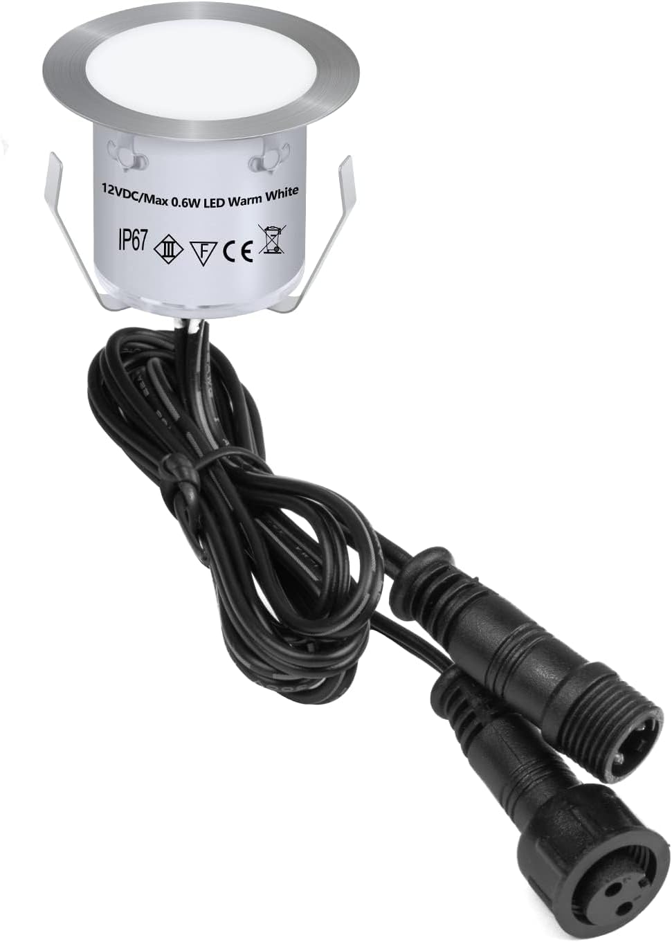 Kit luces LED empotrables terraza 12V IP67 impermeable