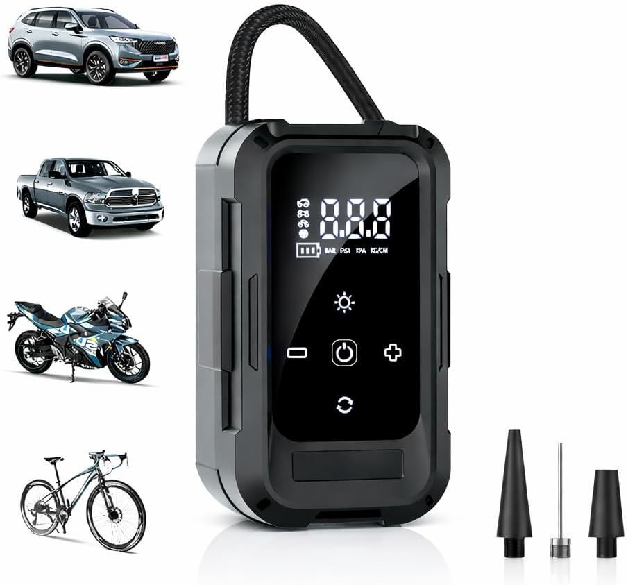 Inflador neumáticos portátil USB y DC compresor