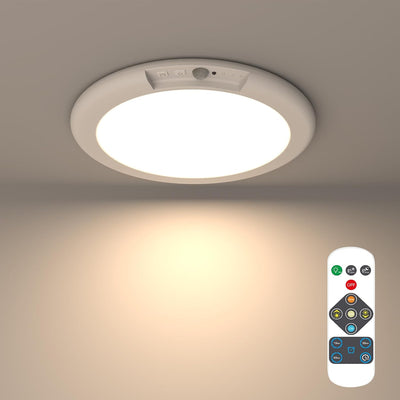 Lámpara techo recargable sensor movimiento 7.5pulg luz blanca