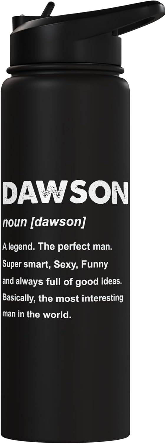 Botella de agua aislada de acero inoxidable Dawson Name