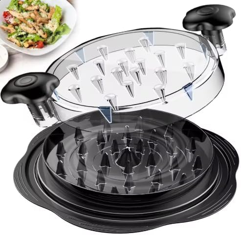 Herramienta trituradora de carne plástica para pollo, cerdo y res con agarre ergonómico