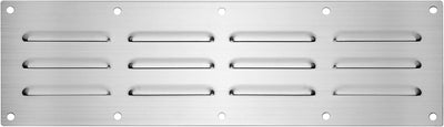 Panel ventilación acero inox para accesorio parrilla 15x4-1/2