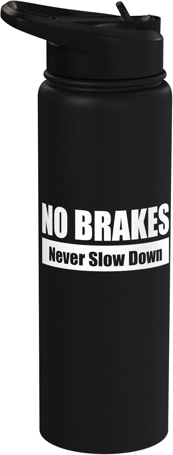 Botella de agua acero inoxidable sin frenos tipo never slow down