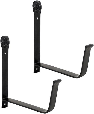 Soporte pared macetero 6pulg color negro