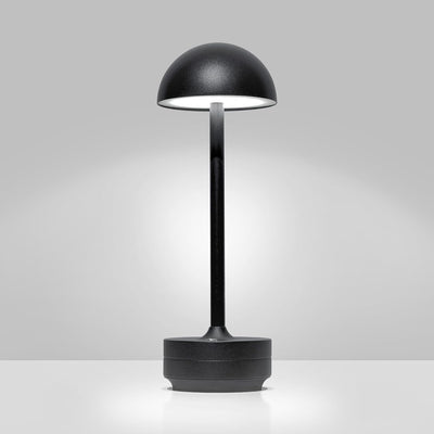 Lámpara mesa inalámbrica LED recargable tactil negro