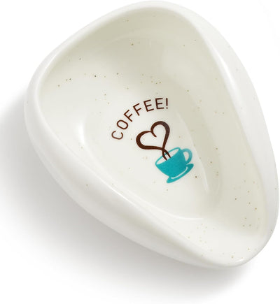 Soporte cuchara café cerámica para encimera regalo mamá