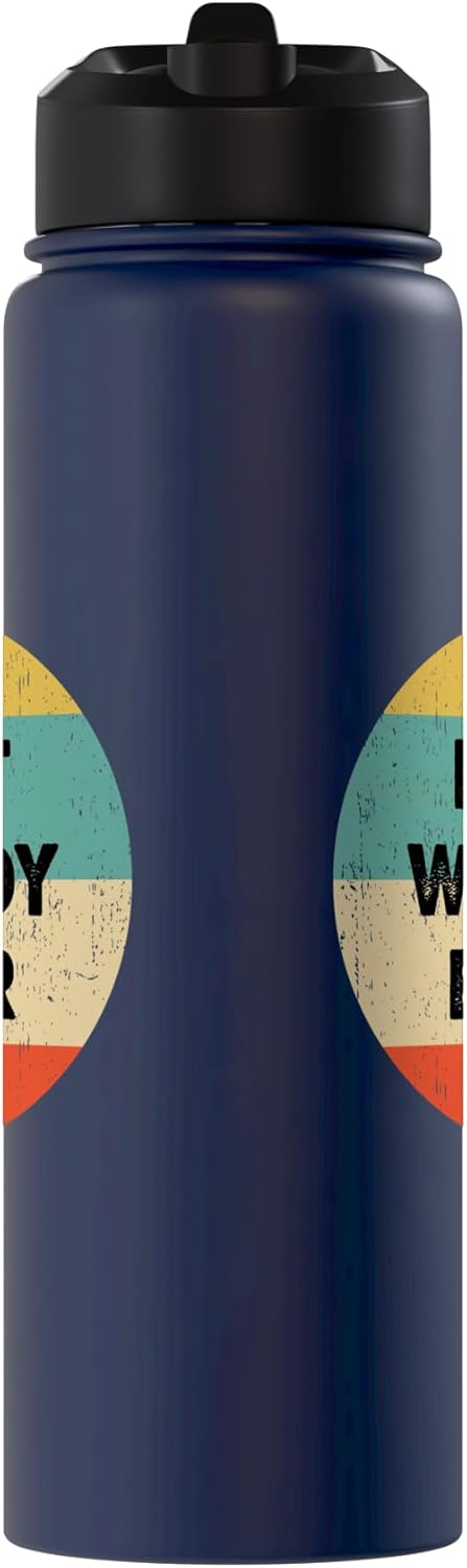 Botella agua acero inox aislada Wendy Name