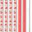 6 Pzas Pajita Plástico Reutilizable Sin BPA Color Pastel