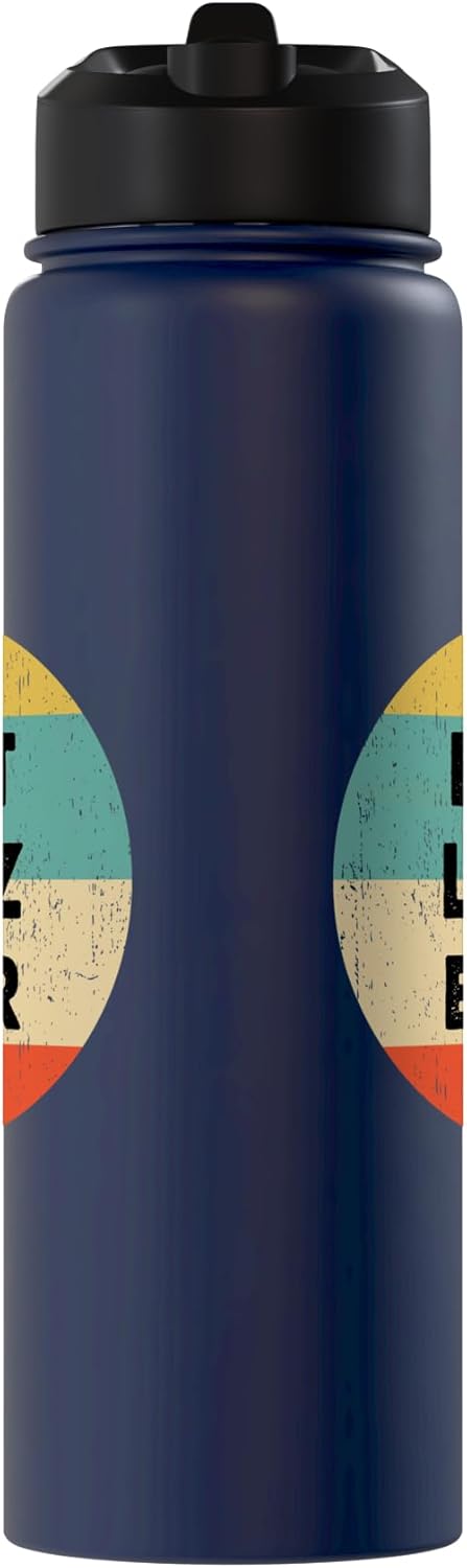 Botella de agua aislada de acero inoxidable Lenz Name