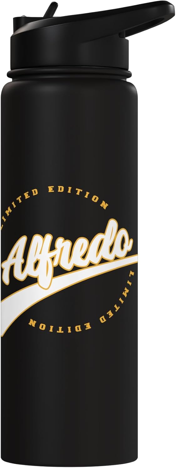 Botella de agua acero inoxidable personalizada para Alfredo