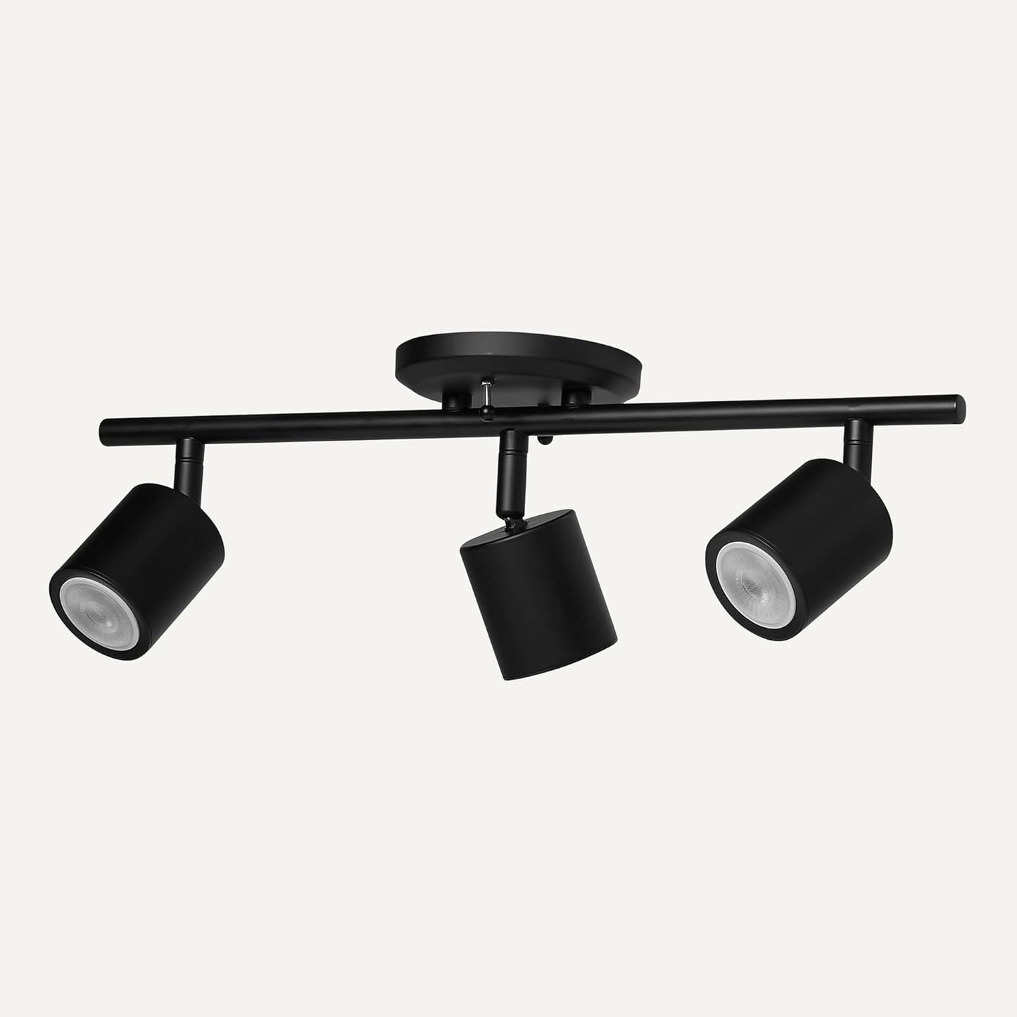 Kit iluminación riel 3 luces 20pulg negro