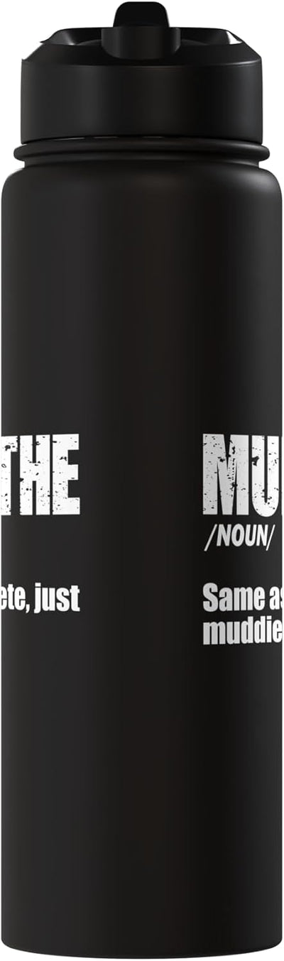 Botella agua acero inox aislada Mud Girl Run