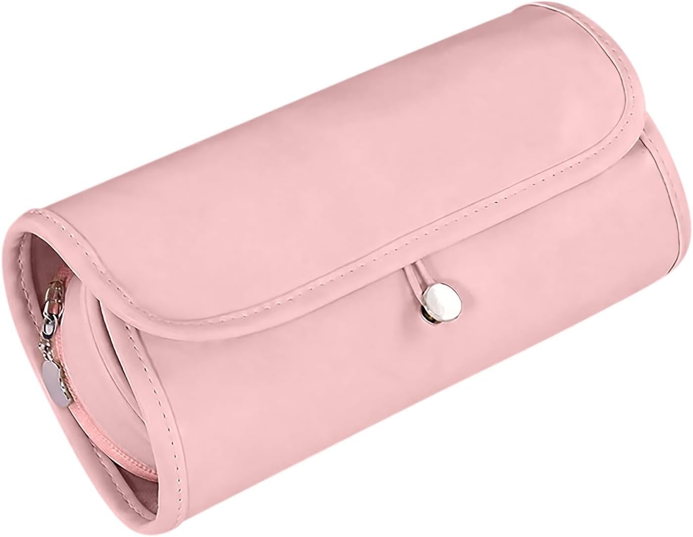 Bolsa maquillaje portátil rosa
