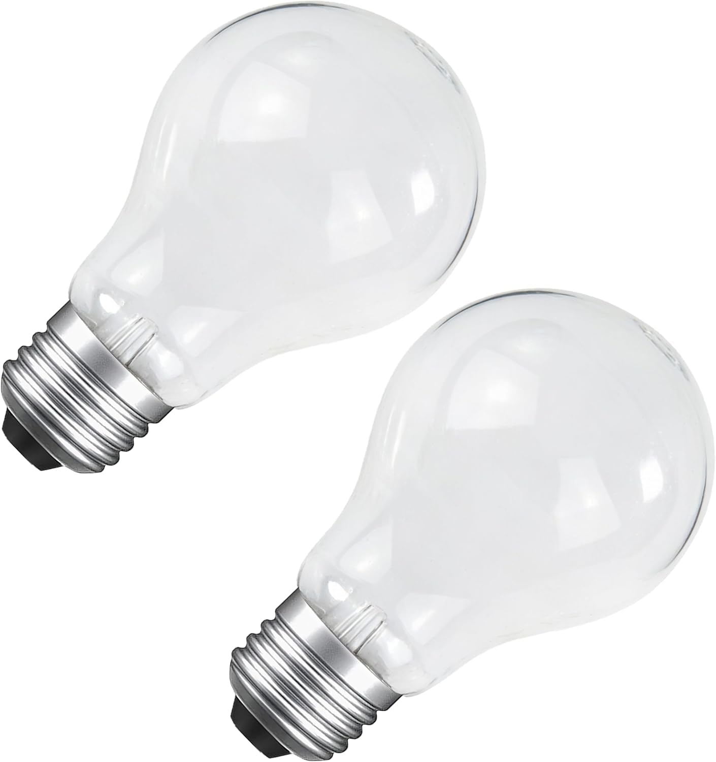 Bombillas A19 100W servicio áspero resistentes paquete 2