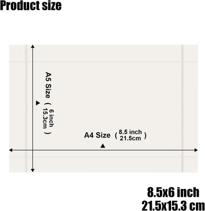 12 Pzas Hojas Lubricante para Cortadora de Papel Antiatascos