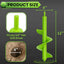 Broca jardín 4x12pulg excavadora poste taladro 3/8 pulg