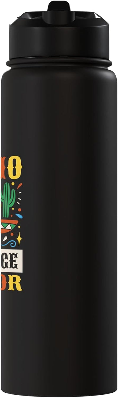 Botella de agua acero inoxidable sin BPA Cinco De Mayo