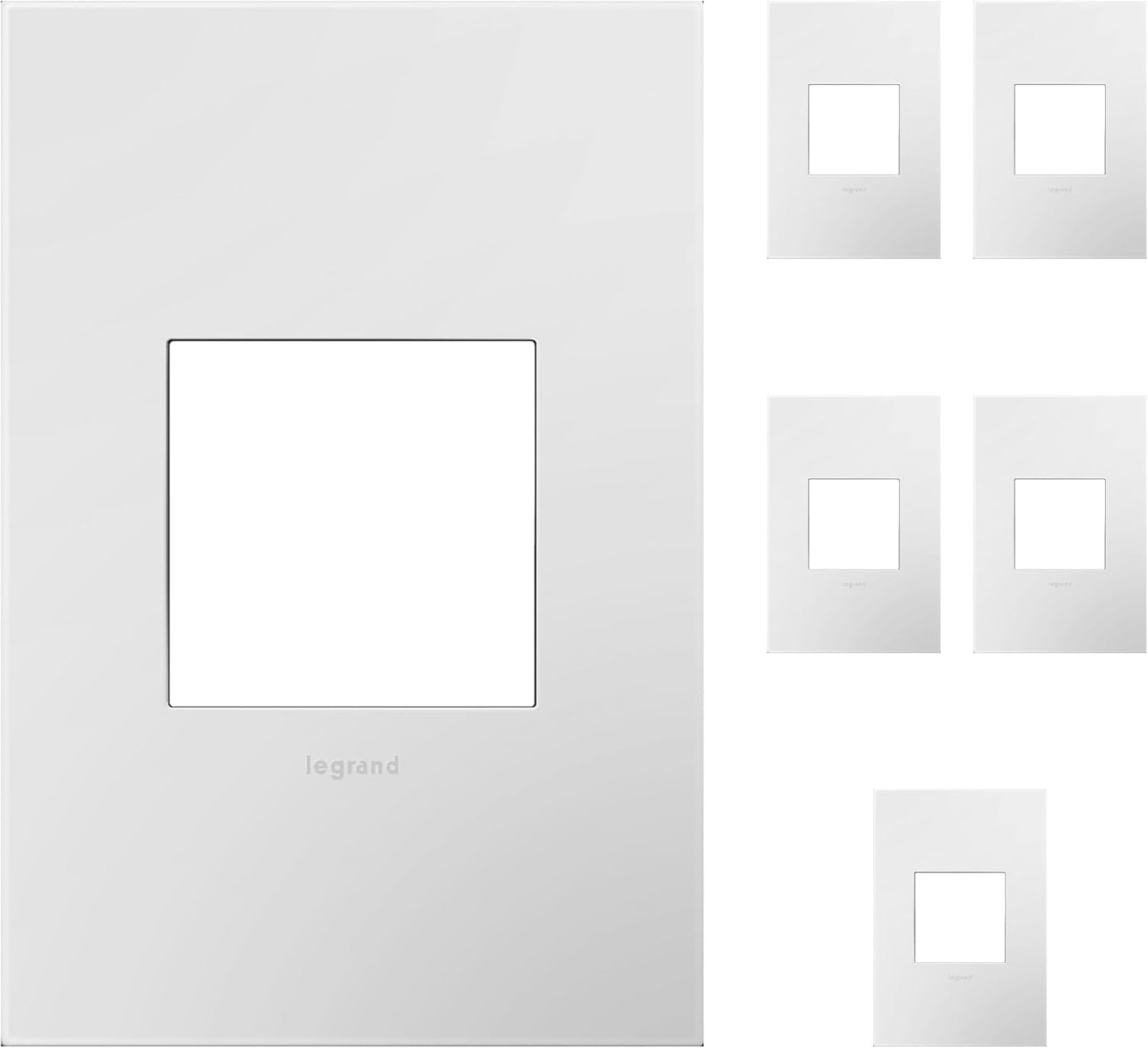 Placa pared 1 banda brillante pack 6 unidades