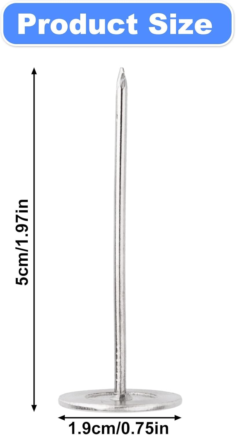 25 Alfileres Largos 0.748x1.969pulg Tapicería Cabecero Sofá