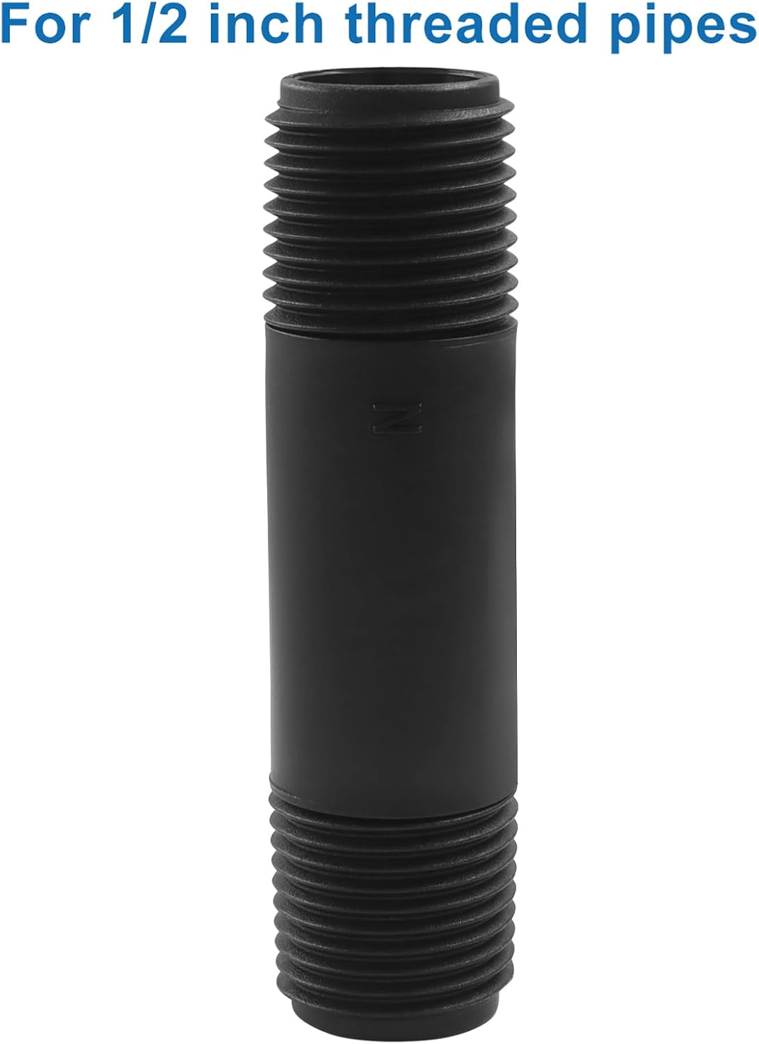 6 Tubos Elevadores Rociador MPT 1/2pulg Conector Riego Automático