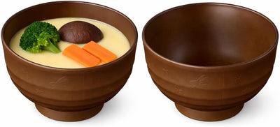 2 Pzas Cuencos Miso Arroz Japoneses Conejo Marrón