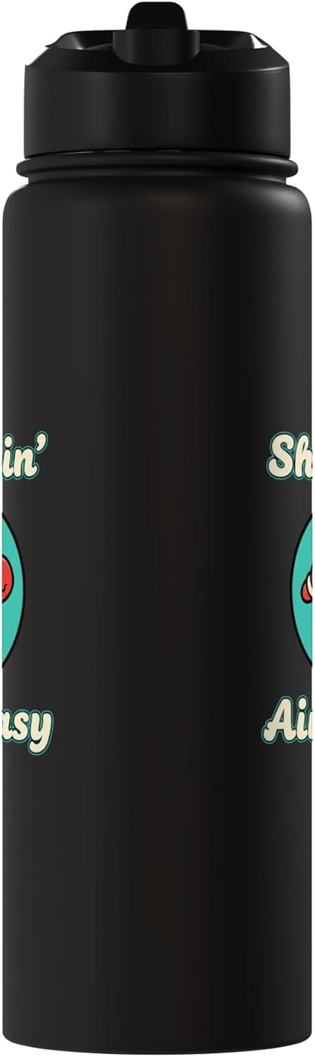 Botella de agua acero inoxidable aislada para boxeo