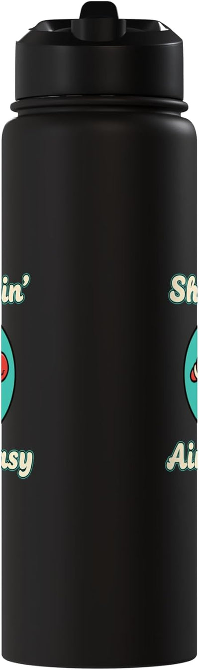 Botella de agua acero inoxidable aislada para boxeo