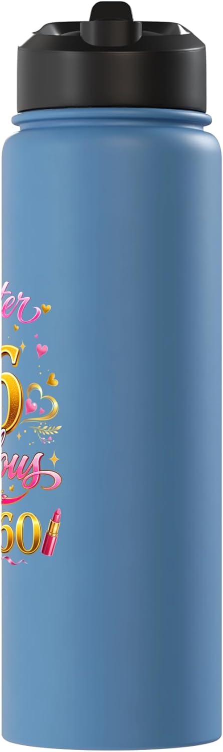 Botella de agua acero inoxidable para mujer sin BPA