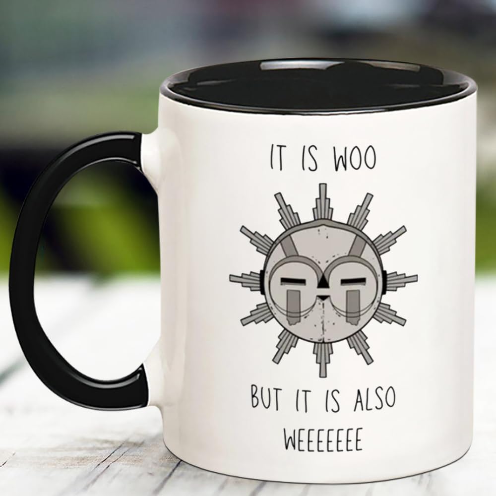 Taza de café Esquie Woo Clair Obscur Expedition 33 negro