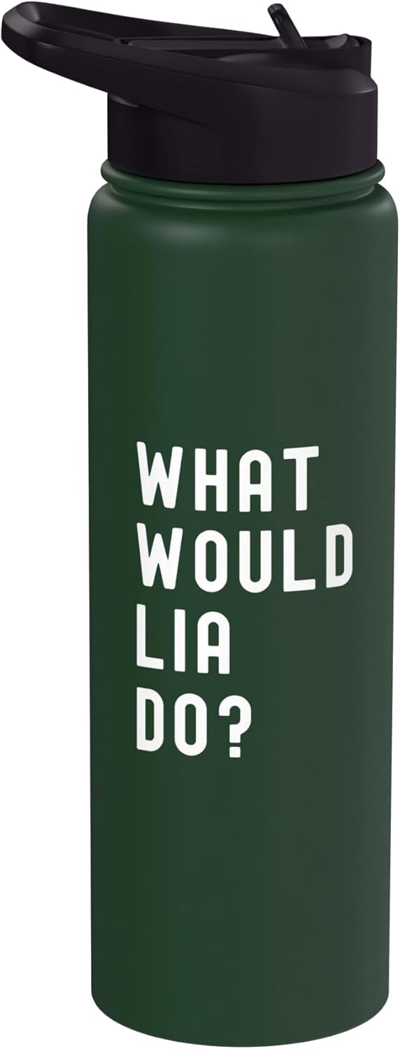 Bottella de agua aislada de acero inoxidable What Would Lia Do