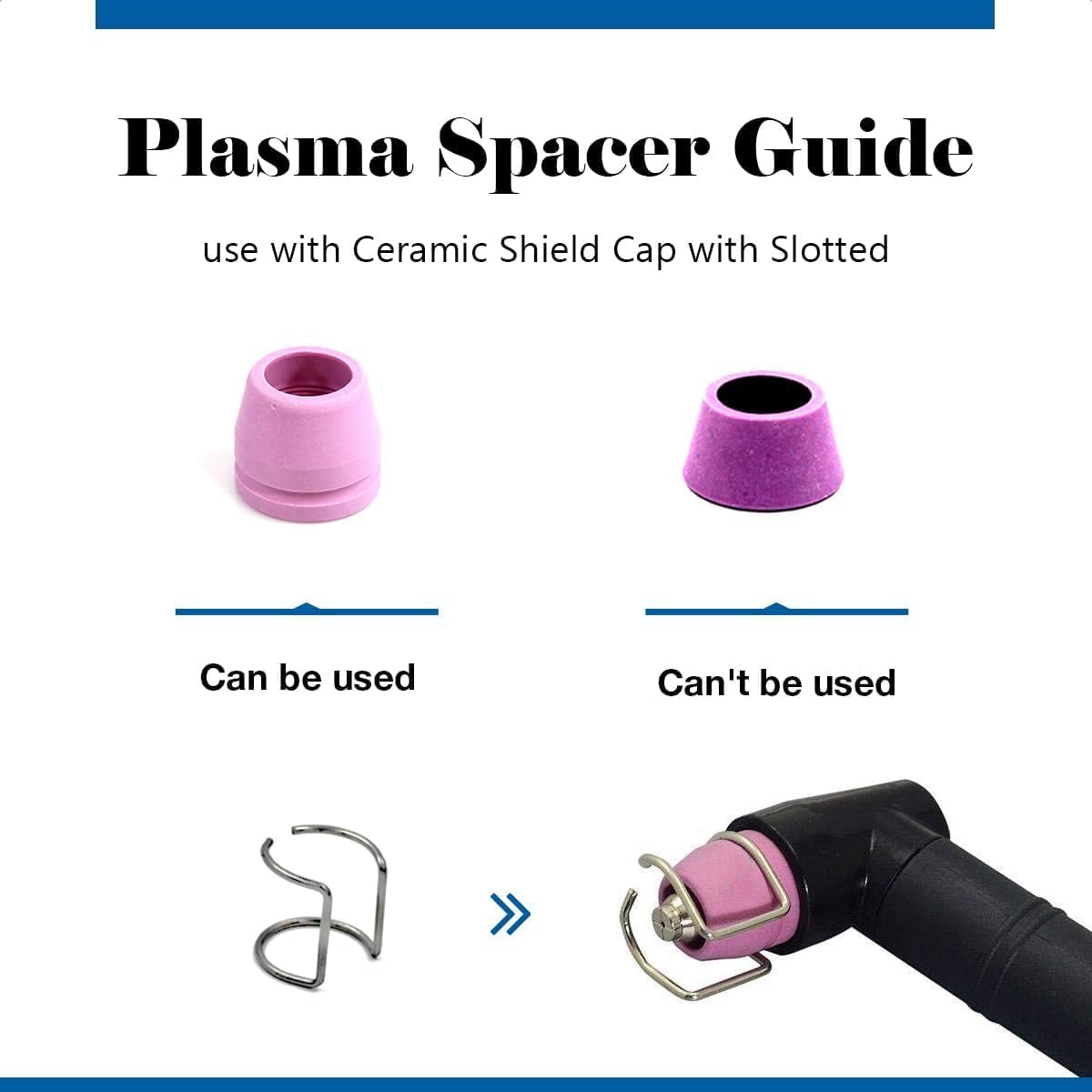 Soporte guía resorte plasma AG60P 6 Pzas