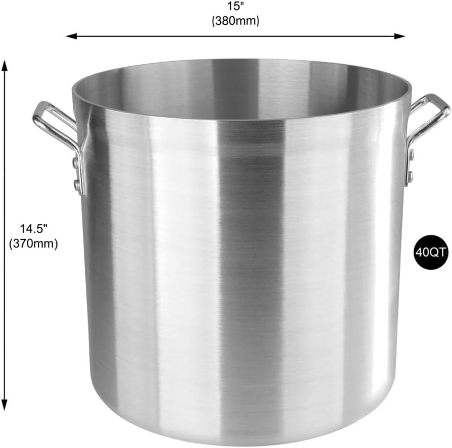 Olla Aluminio 40qt Sin Cubierta