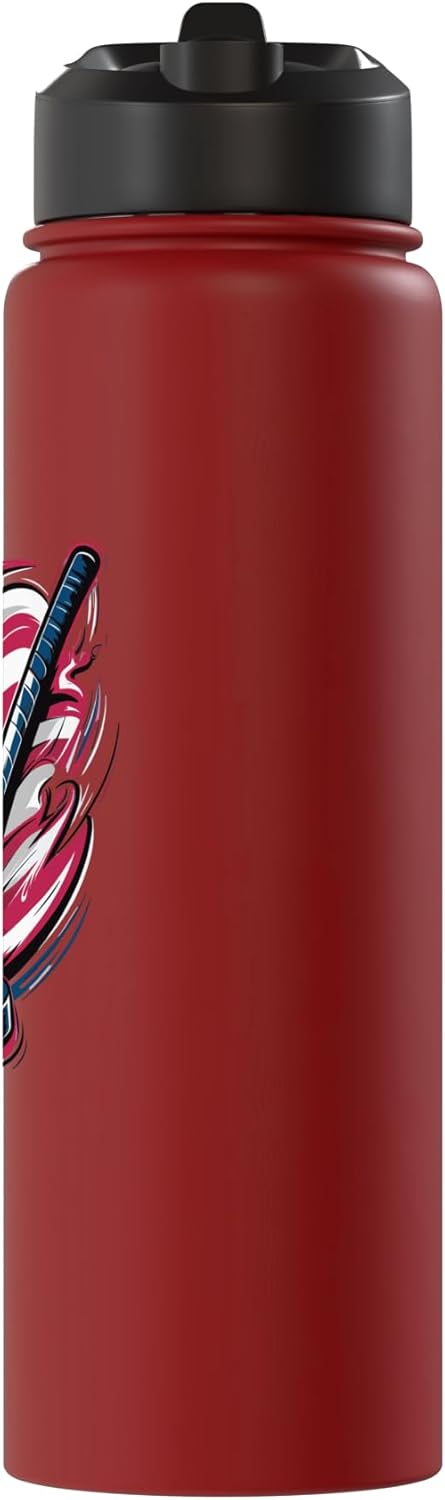 Bottella de agua acero inoxidable bandera USA para hockey sobre hielo