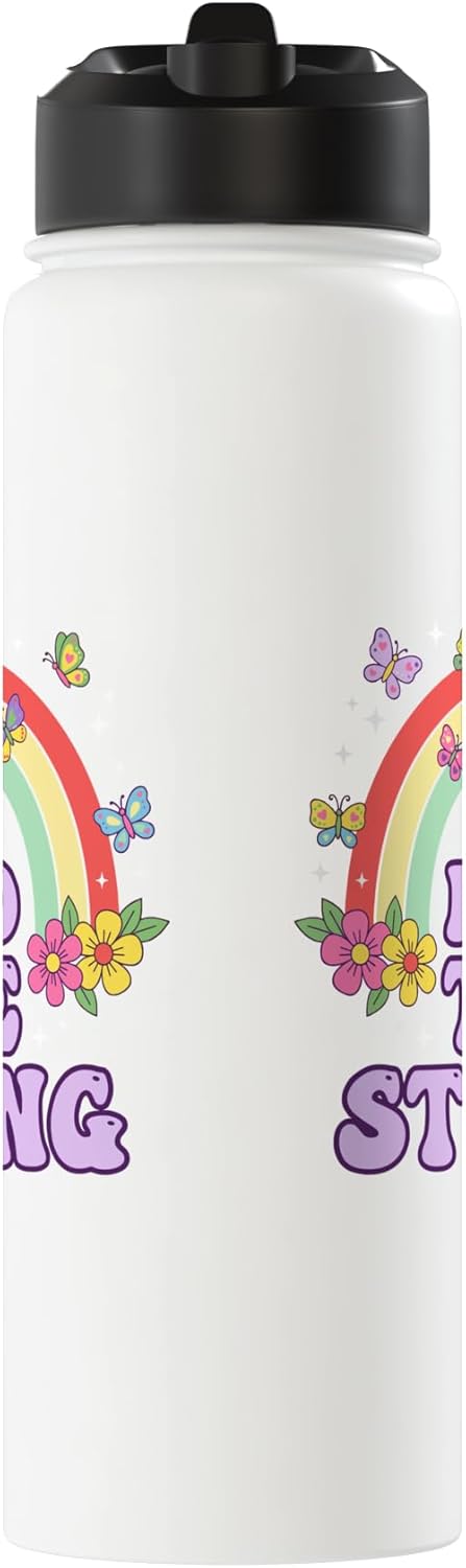 Botella de agua aislada de acero inoxidable