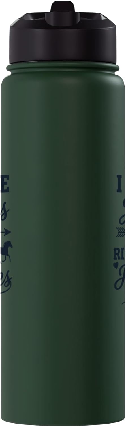 Botella agua acero inox aislada para mujer cristiana