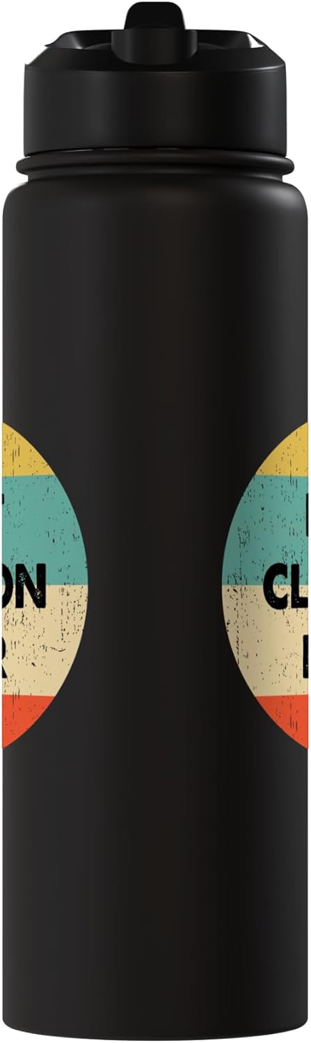 Botella de agua acero inoxidable Clinton Name
