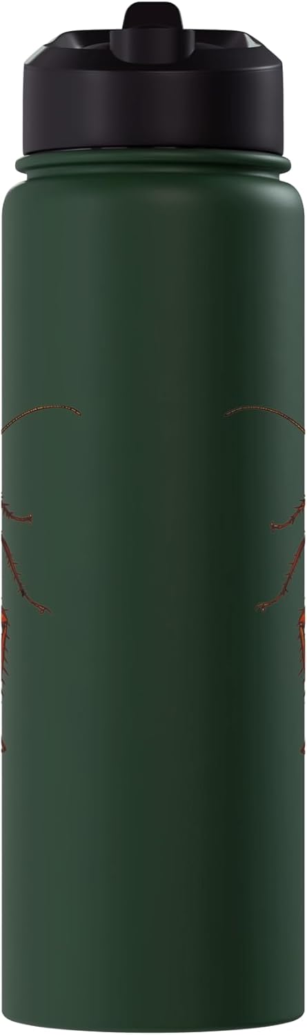 Botella agua acero inox aislada para cucarachas