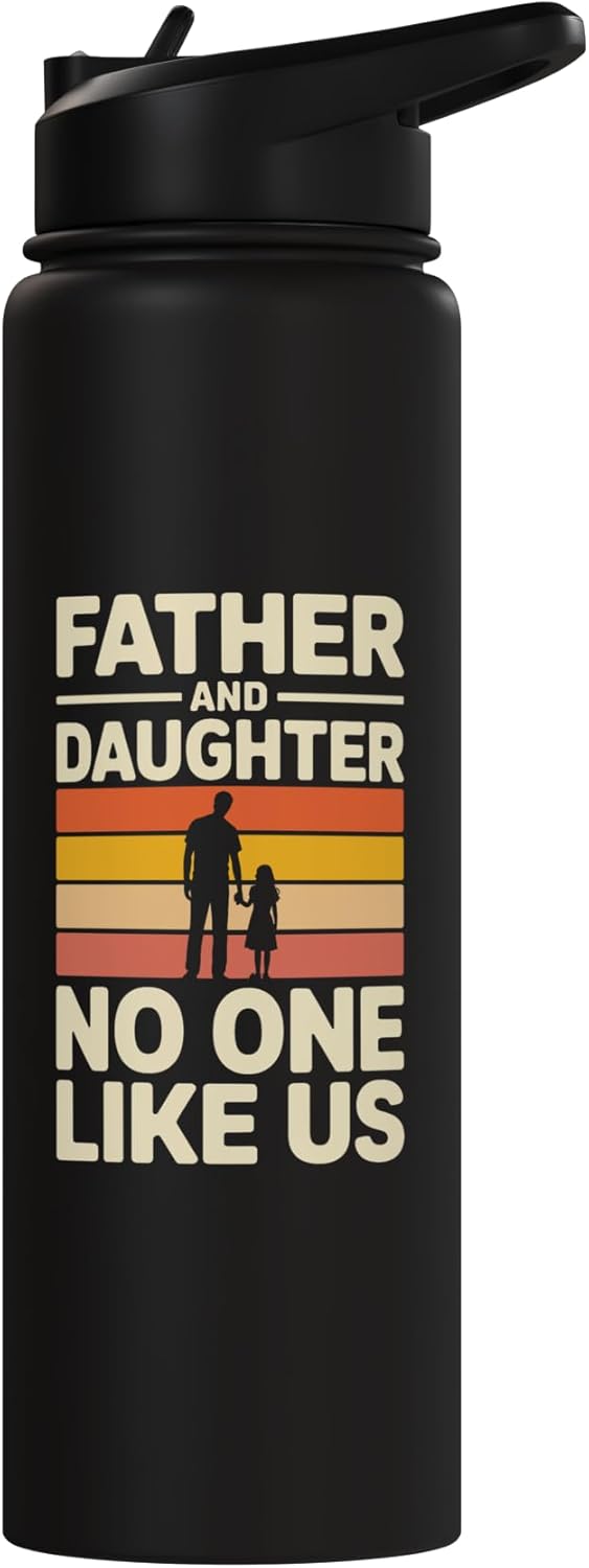 Botella de agua acero inoxidable padre e hija sin BPA