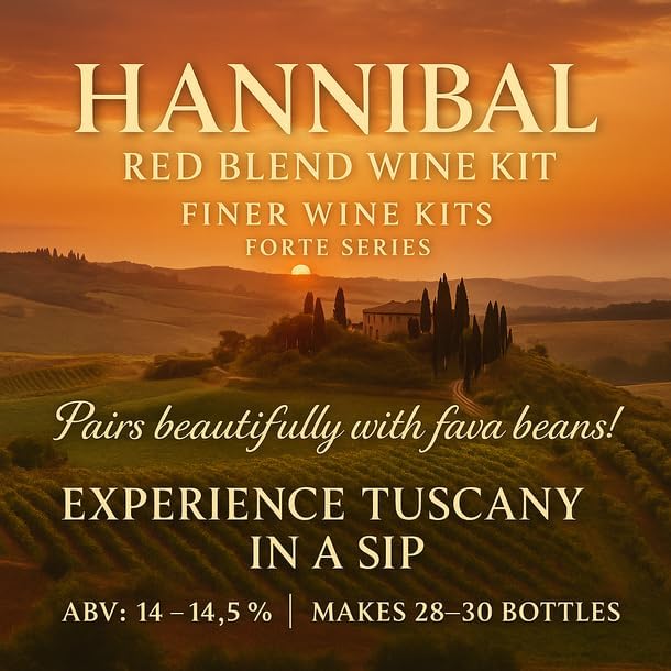 Kit de vino rojo Hannibal Forte