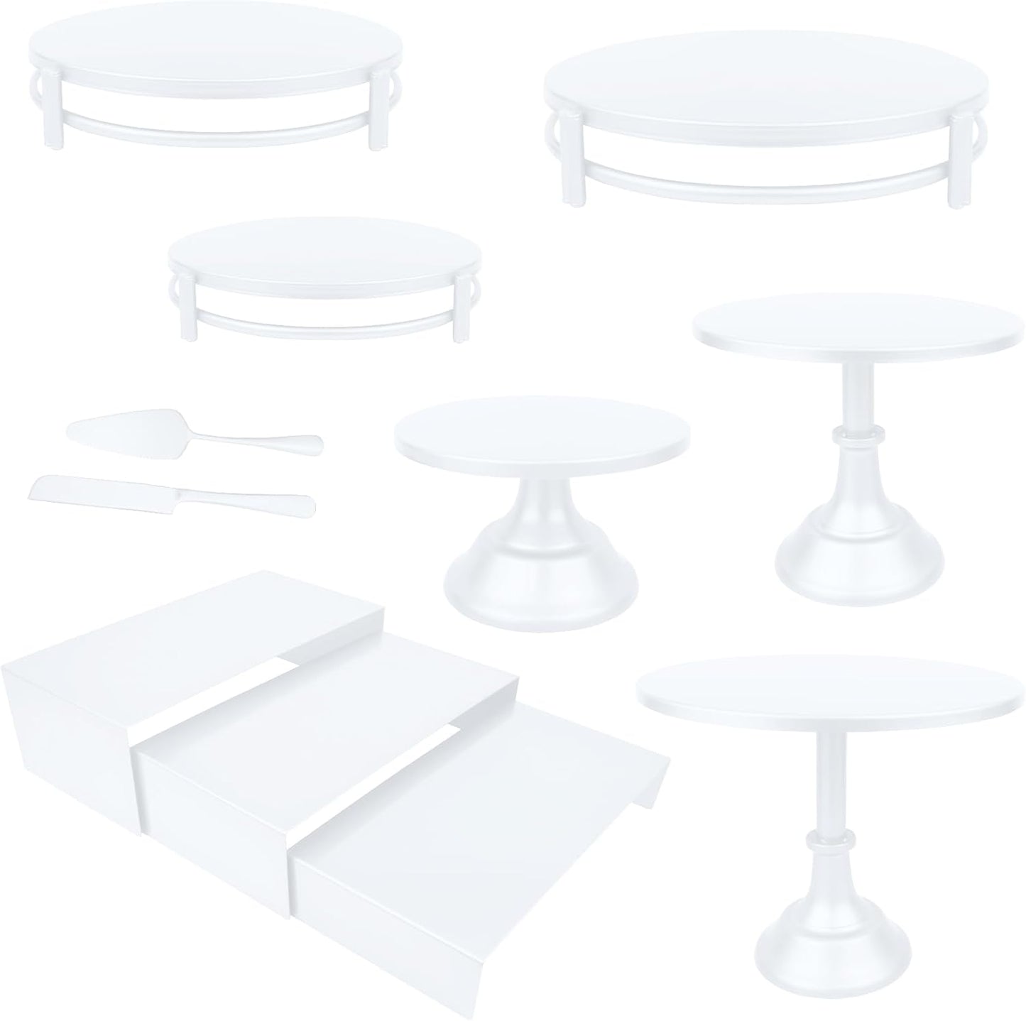 Juego de soporte para tartas y mesa de postre