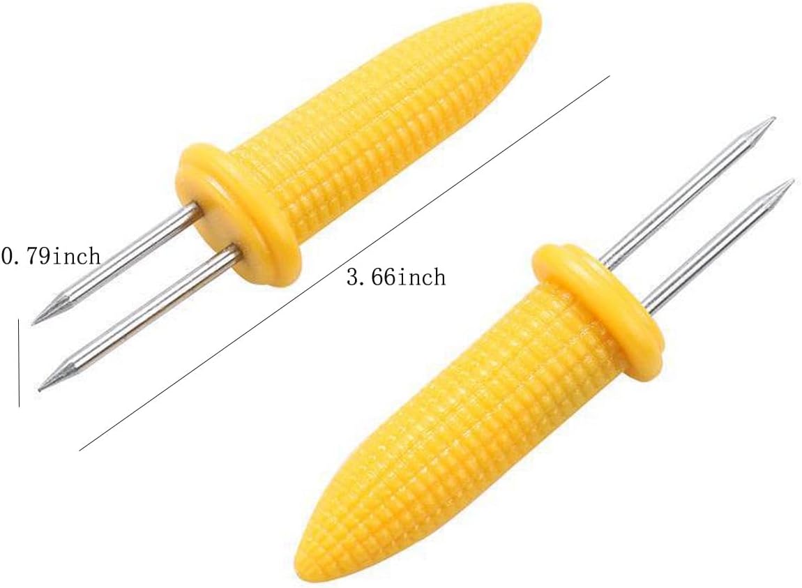 Soportes maíz acero inox 3.66pulg para parrilla