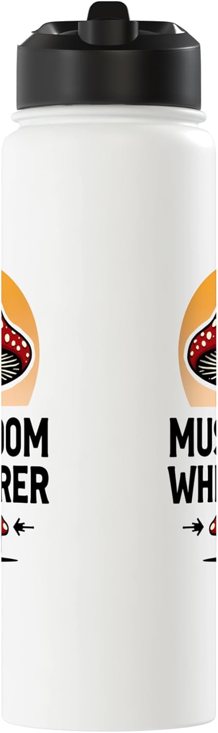 Botella de agua aislada acero inoxidable para recolección de hongos