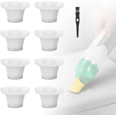 8 Filtros HEPA Repuesto Aspiradora Duck Vac