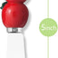 Set 3 Espátulas acero inox con mango fruta roja decoración cocina