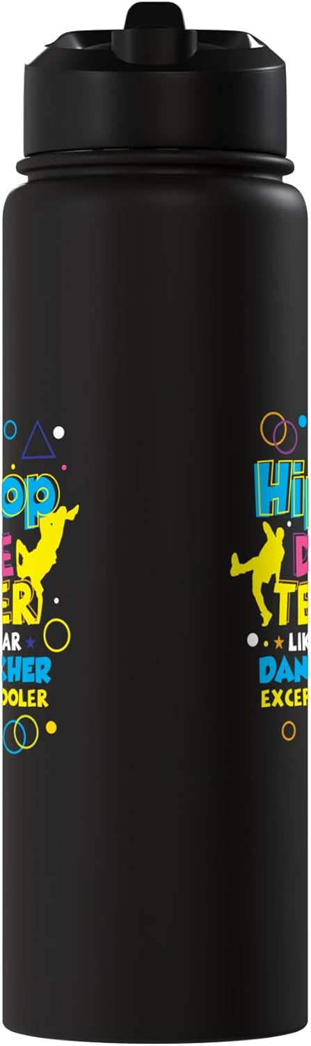 Botella de agua acero inoxidable para bailarín de breakdance