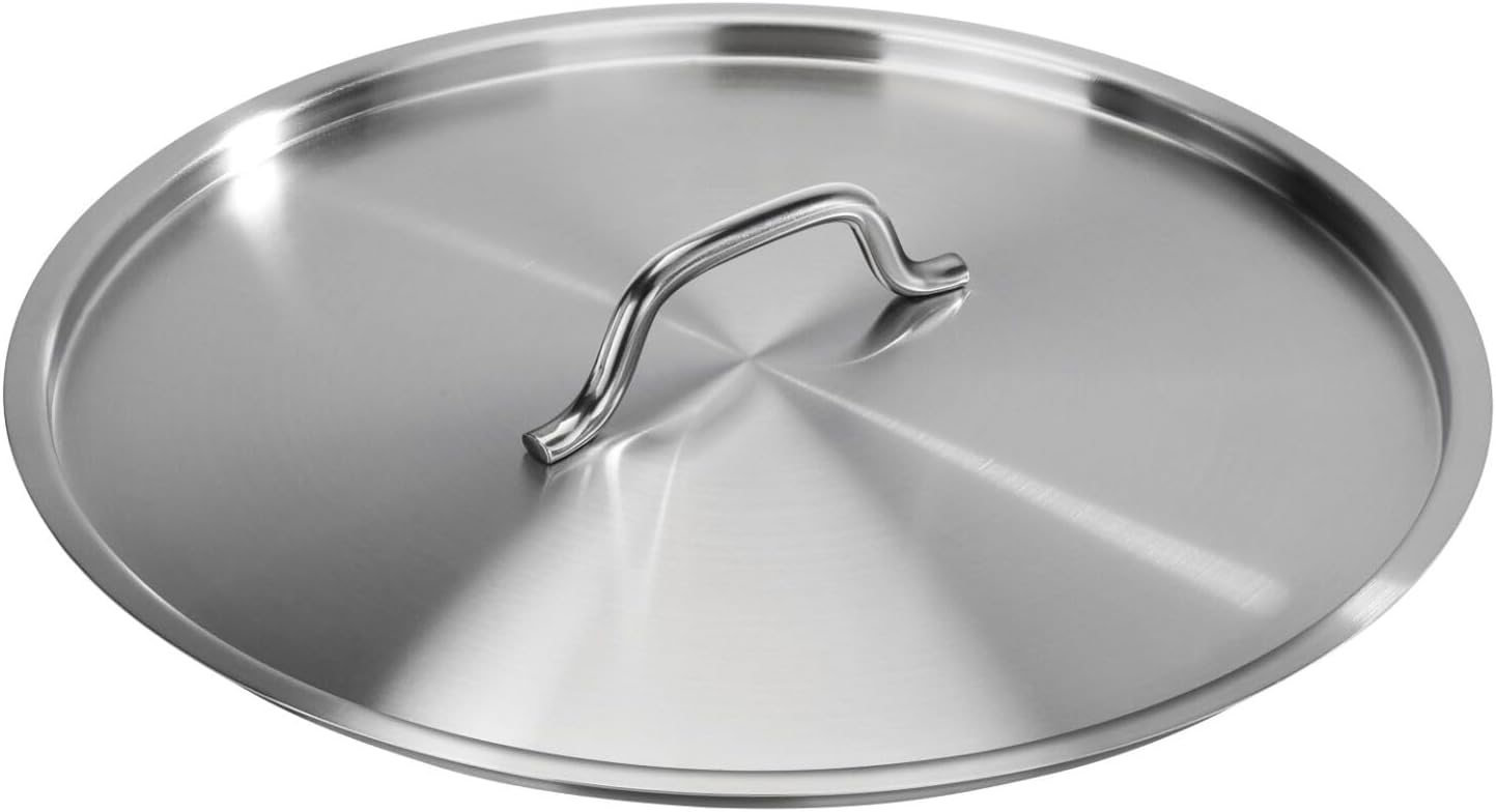 Tapadera acero inox para olla 15.7 pulg