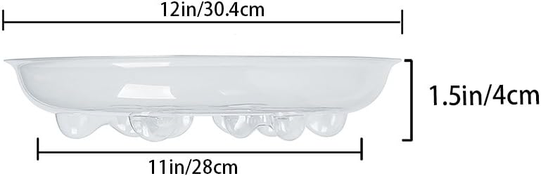 5 Pzas Bandejas Goteo Plástico 12pulg Resistente